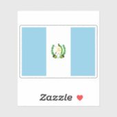 Guatemala Flag Sticker (Vel)