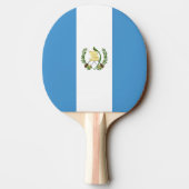 Guatemala Flag Tafeltennisbatje (Achterkant)
