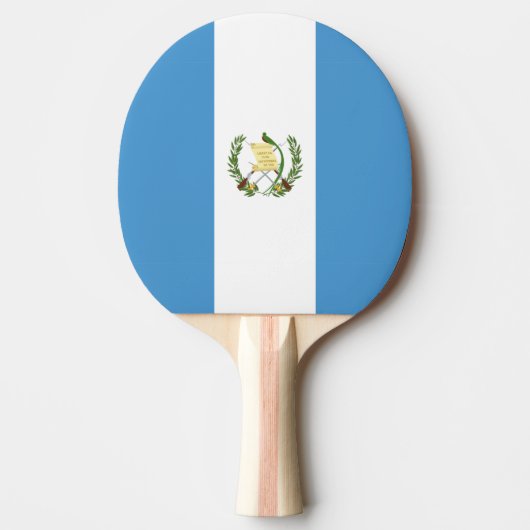 Guatemala Flag Tafeltennisbatje (Voorkant)