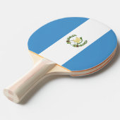 Guatemala Flag Tafeltennisbatje (Voorkant Gekanteld)