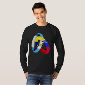 Guatemala Flag Venezuela Grown Ring Marriage Weddi T-shirt (Voorkant volledig)