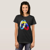 Guatemala Flag Venezuela Grown Ring Marriage Weddi T-shirt (Voorkant volledig)