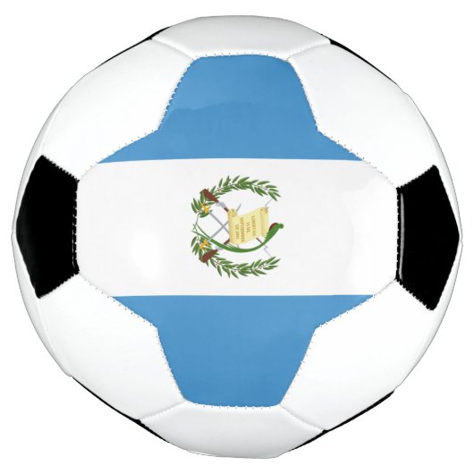 Guatemala Flag Voetbal (Gedraaid)