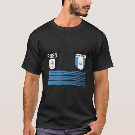 Guatemala Football Jersey 2020 Guatemala Voetbal T-shirt (Voorkant)