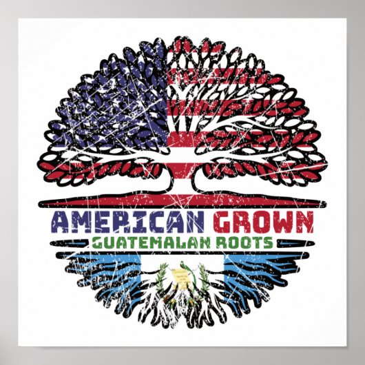 Guatemala Guatemala Amerikaans-Amerikaanse Verenig Poster (Voorkant)