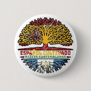 Guatemala Guatemala Spanje Spaans - Boerboomkorenv Ronde Button 5,7 Cm