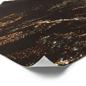 Guatemala - Guatemala - Stad - bij nacht - Poster (Hoek)