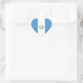 Guatemala/Guatemalteekse Hart Vlag Sticker (Tas)