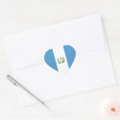 Guatemala/Guatemalteekse Hart Vlag Sticker (Envelop)