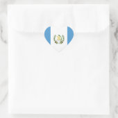 Guatemala (Guatemalteekse vlag) Hart Sticker (Tas)