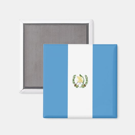 Guatemala (Guatemalteekse vlag) Magneet (Voorkant / Achterkant)