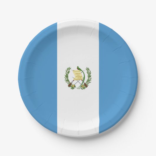 Guatemala (Guatemalteekse vlag) Papieren Bordje (Voorkant)