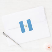 Guatemala (Guatemalteekse vlag) Vierkante Sticker (Envelop)