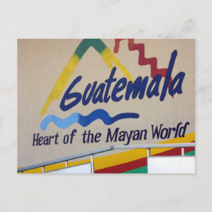 Guatemala, het hart van de Mayaanse wereld Briefkaart