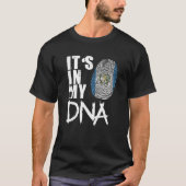Guatemala Het is in mijn dna Funny Guatemalaanse v T-shirt (Voorkant)