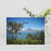 Guatemala, het prachtige landschap van de Natuur, Kaart (Staand voorkant)