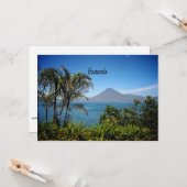 Guatemala, het prachtige landschap van de Natuur, Kaart (Voorkant / Achterkant in situ)
