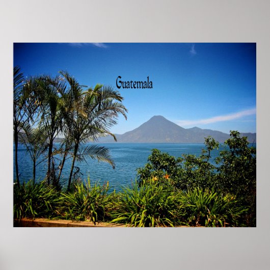 Guatemala, het prachtige landschap van de Natuur Poster (Voorkant)