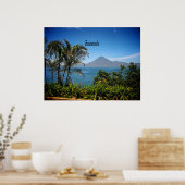 Guatemala, het prachtige landschap van de Natuur Poster (Keuken)