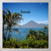 Guatemala, het prachtige landschap van de Natuur Poster (Voorkant)