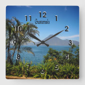 Guatemala, het prachtige landschap van de Natuur Vierkante Klok (Voorkant)