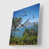 Guatemala, het prachtige landschap van de Natuur Vierkante Klok (Hoek)