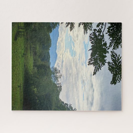 Guatemala Highlands: Green Fields and Mountains Legpuzzel (Horizontaal)