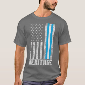 Guatemala Hispanic Heritage distressed vlag 1 T-shirt