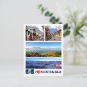 Guatemala - I Love - Briefkaart (Staand voorkant)