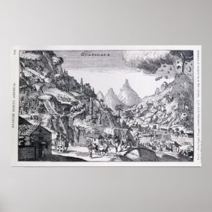 Guatemala'' in het Spaans Noord-Amerika Poster