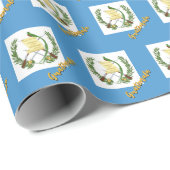 Guatemala inpakpapier, Guatemala vlag Patriots Cadeaupapier (Rol Hoek)