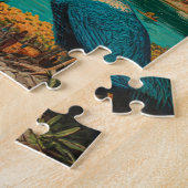 GUATEMALA, IZABAL Retro poster Legpuzzel (Zijkant)