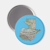 Guatemala Kaart Magneet (Voorkant / Achterkant)