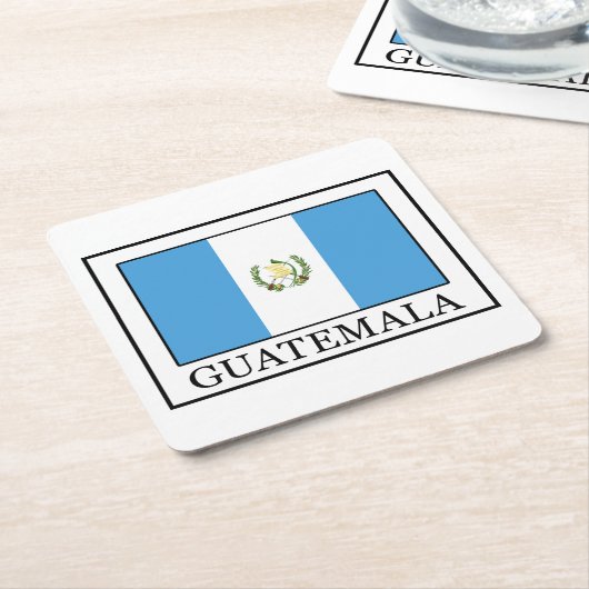 Guatemala Kartonnen Onderzetters (Schuin)