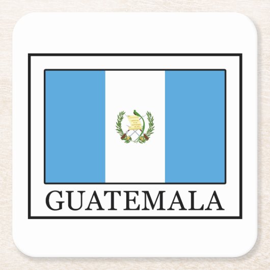 Guatemala Kartonnen Onderzetters (Voorkant)