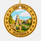 Guatemala Keramisch Ornament (Achterkant)