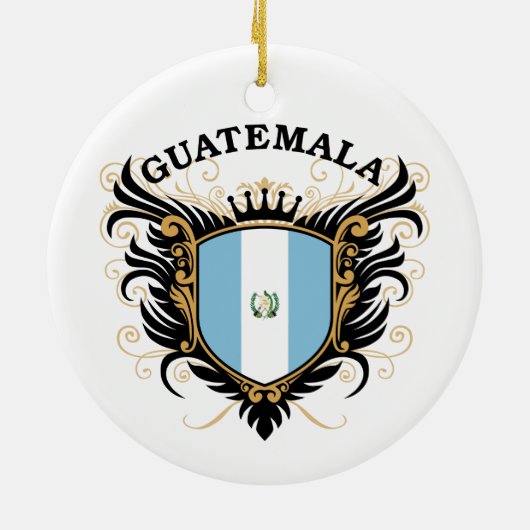 Guatemala Keramisch Ornament (Achterkant)