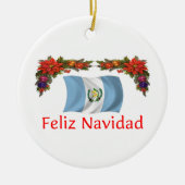 Guatemala Kerstmis Keramisch Ornament (Voorkant)