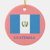 GUATEMALA* kerstversiering Keramisch Ornament (Voorkant)