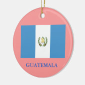 GUATEMALA* kerstversiering Keramisch Ornament (Links)