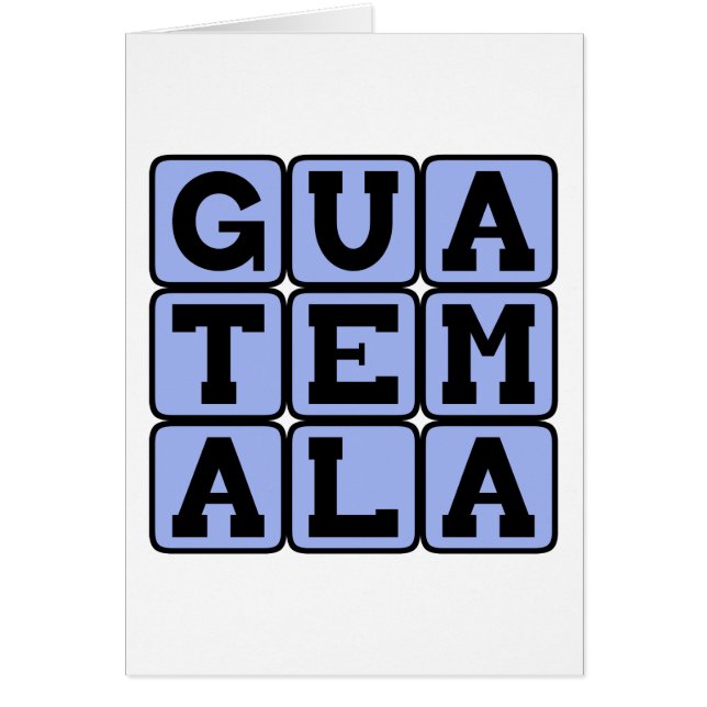 Guatemala, Land in Midden-Amerika (Voorkant)