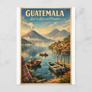 GUATEMALA – Land van meren en vulkanen Briefkaart