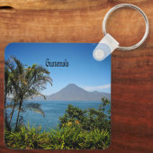 Guatemala, landschapsfoto, sleutelhanger (Achterkant)