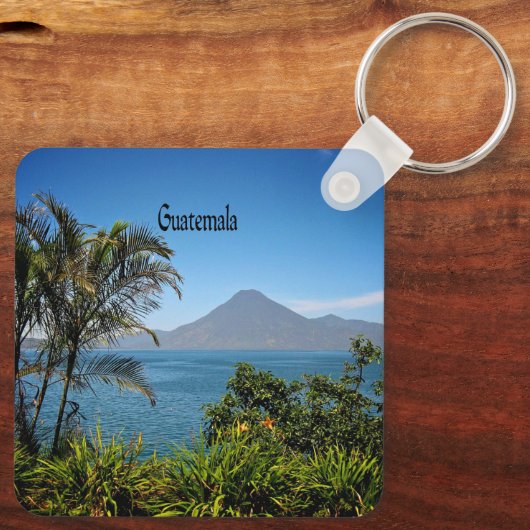 Guatemala, landschapsfoto, sleutelhanger (Achterkant)