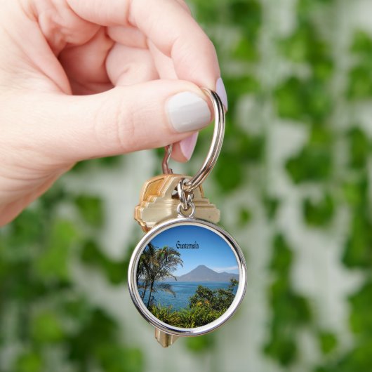 Guatemala, landschapsfoto, sleutelhanger (Hand)