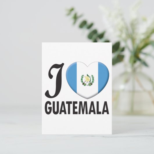 Guatemala Love Briefkaart (Staand voorkant)