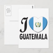 Guatemala Love Briefkaart (Voorkant / Achterkant)