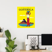  Guatemala luchttoerisme reizen Poster (Thuiskantoor)