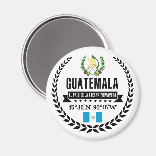 Guatemala Magneet (Voorkant / Achterkant)