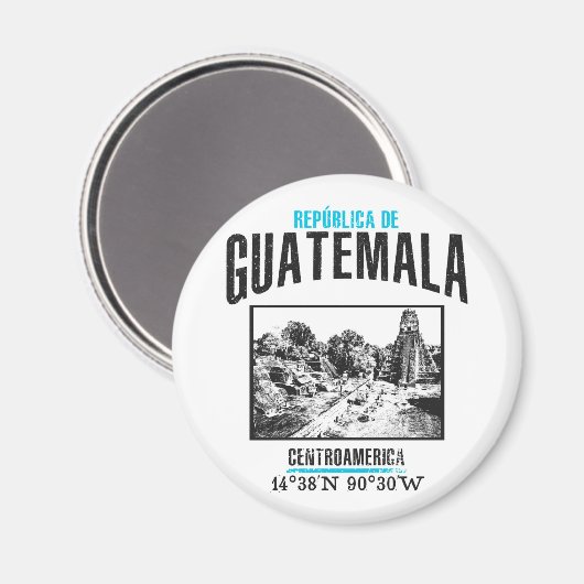 Guatemala Magneet (Voorkant / Achterkant)
